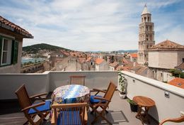 De Lux Seaview Studio für 2 in Split der Altstadt